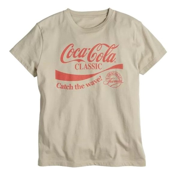 Juniors' Coca-Cola Classic Tee NWT XS - Picture 2 of 7